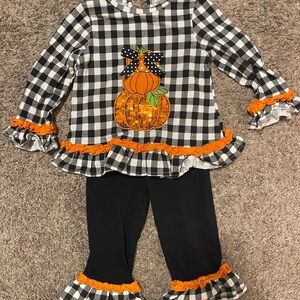 Rare Editions Pumpkin Set - Black and Orange